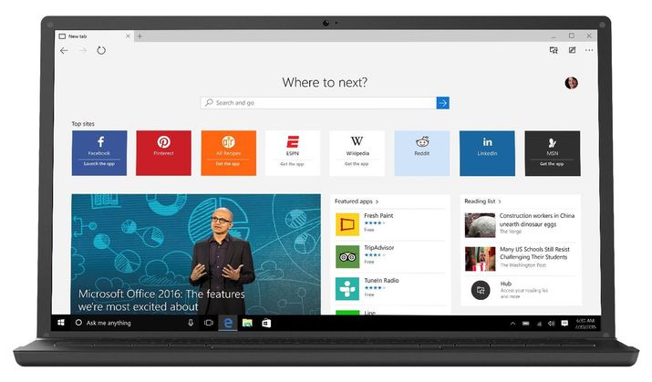 Microsoft’s Edge web browser is the replacement for Internet Explorer on Windows 10. It’s not available for older versions of Windows