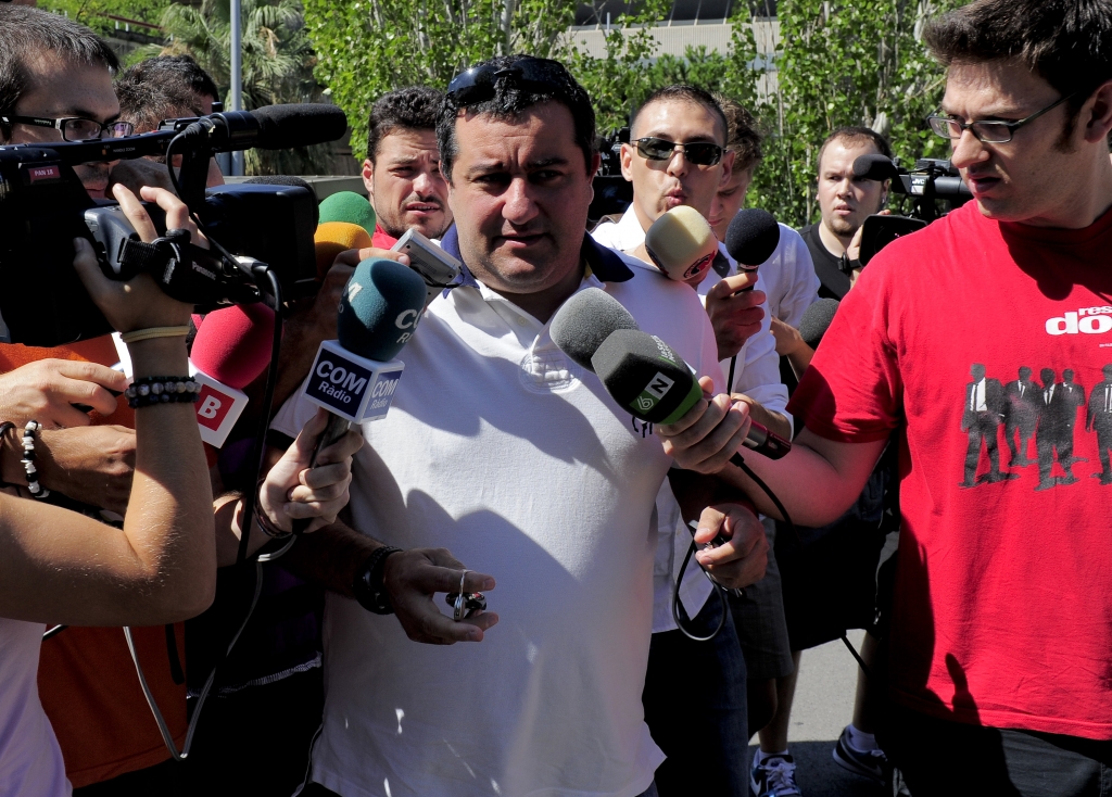 Mino Raiola is in England for talks with Liverpool