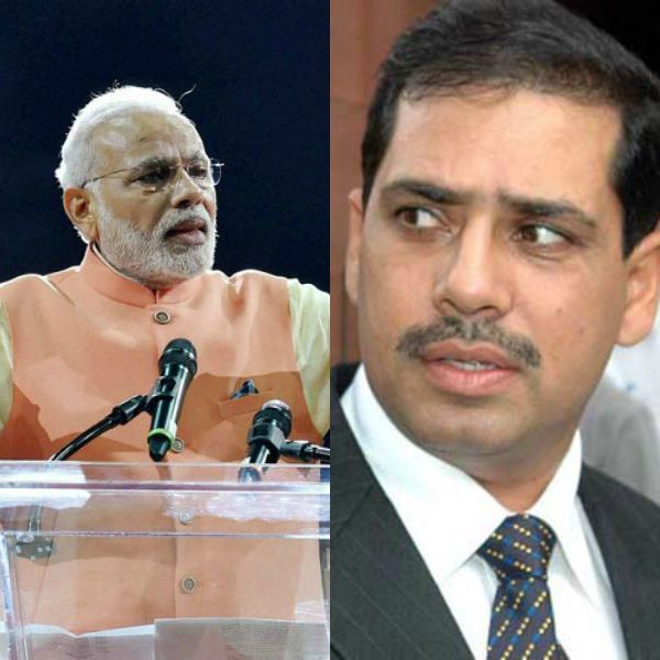 Narendra Modi takes jibe at Robert Vadra Congress says ashamed of PM's behaviour on foreign soil