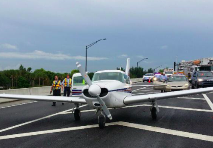 Plane Forced to Make Emergency Landing on I-595