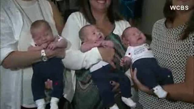 1 In 50 Million: Rare Triplet Boys Born In New York