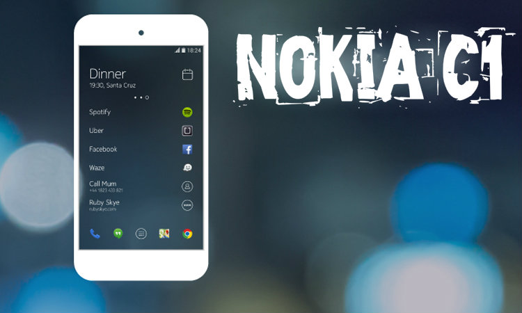 Nokia’s first Android C1 smartphone