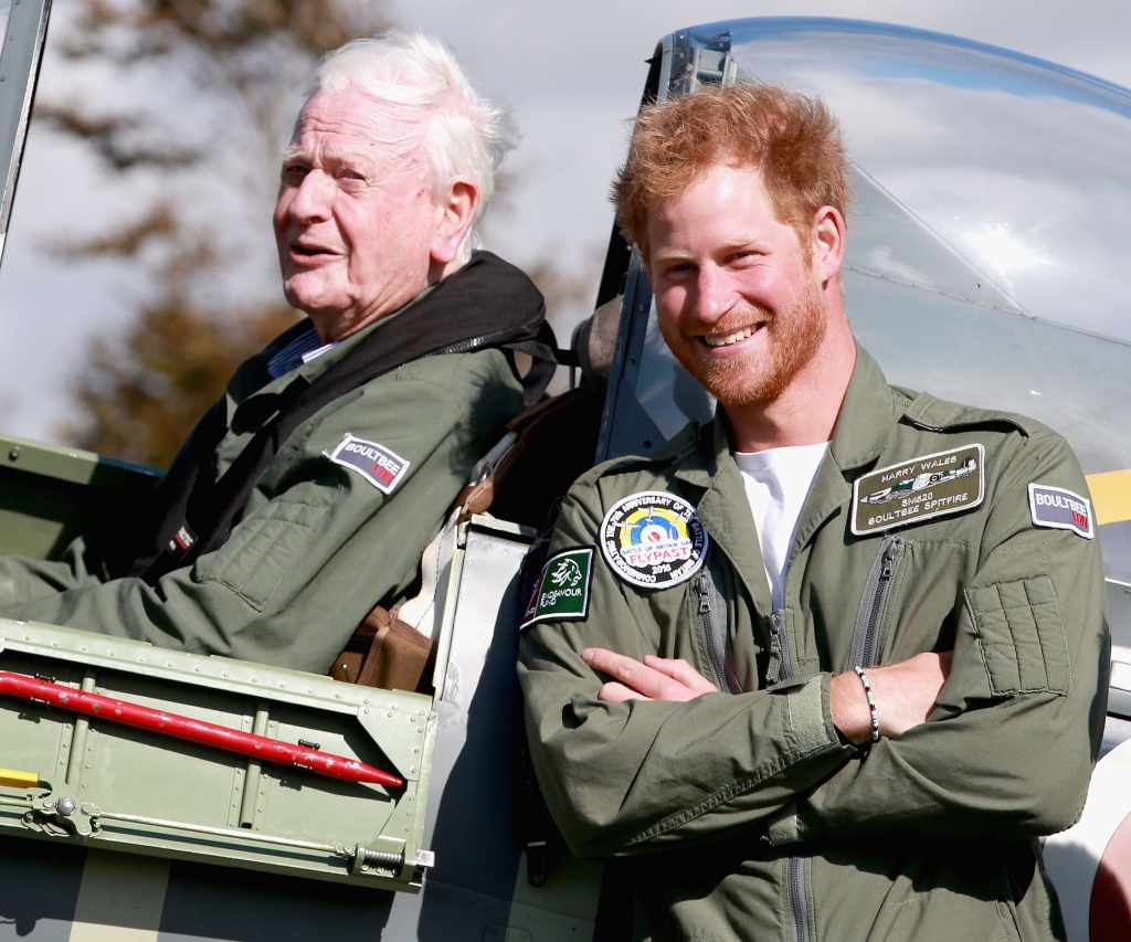 What a guy! Prince Harry spends his birthday giving back to a war veteran:Prince Harry gave up his spot on the Spitfire plane so 95-year-old veteran Tom Neil could take his seat and honour the friends he lost in the Second World War