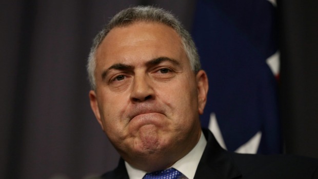 Outgoing Treasurer Joe Hockey