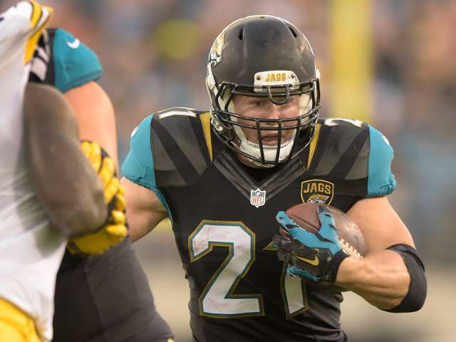 Running back Toby Gerhart is the lone Jaguars player listed as questionable for Sunday's opener against Carolina at Ever Bank Field