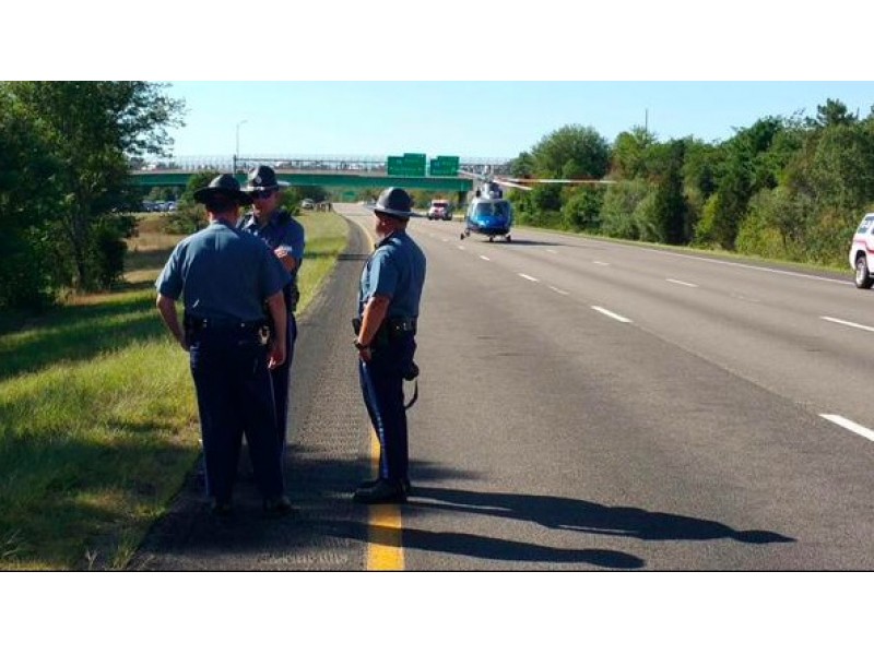 Two-Car Crash Reported on I-495 in Mansfield