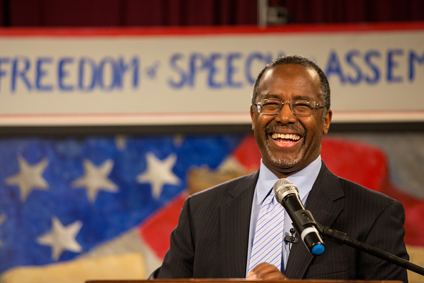 Dr. Ben Carson speaks at the South Carolina Tea Party Coalition convention