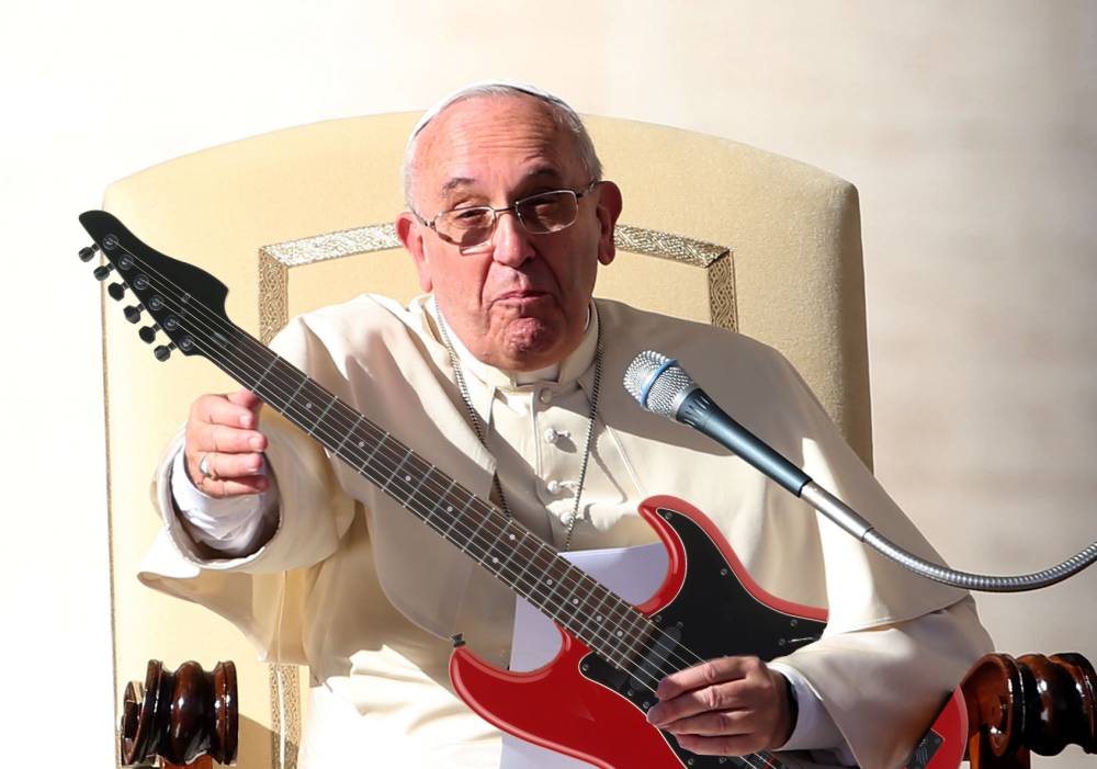 The Pope is releasing a prog-rock album. Yes you read that right