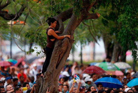 Pope holds mass in Cuba