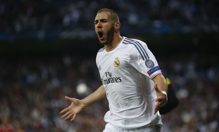 Real Madrid striker Karim Benzema