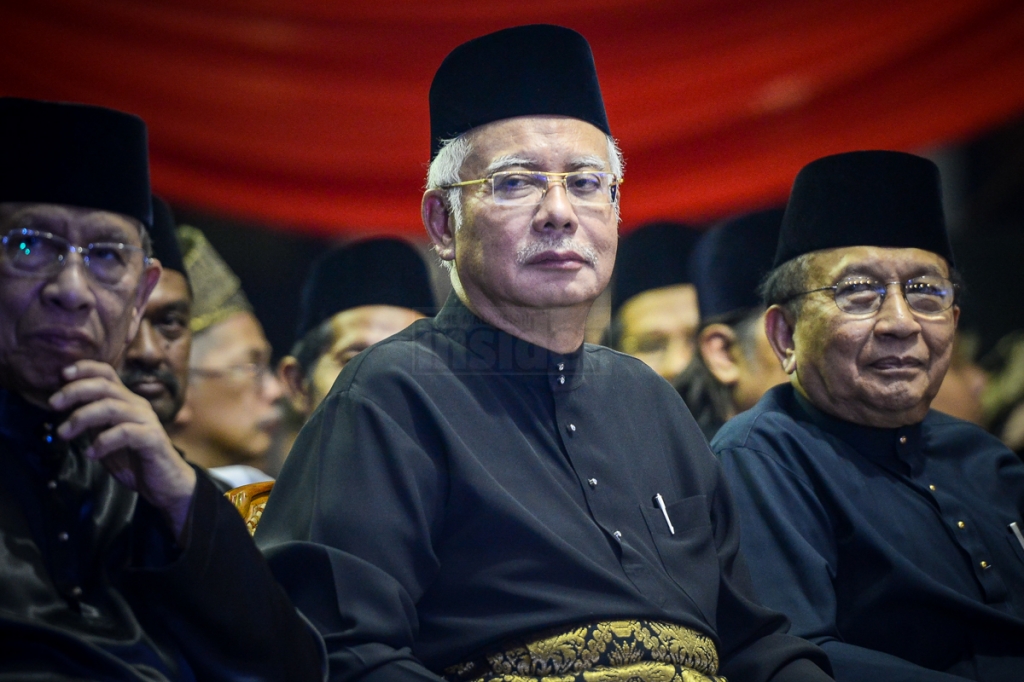 Prime Minister Datuk Seri Najib Razak seen at the National Silat Federation Silat Assembly at Dataran Merdeka in Kuala Lumpur yesterday. – The Malaysian Insider pic by Afif Abd Halim