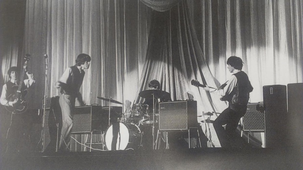 The Rolling Stones performing at the Granada Theatre in Aylesbury in 1964