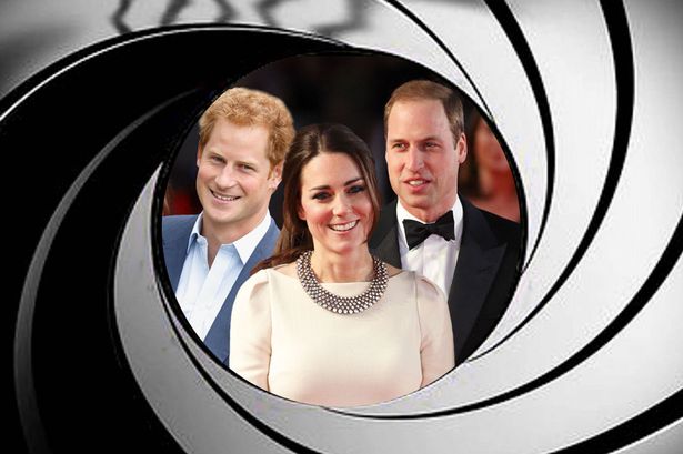 Kate Middleton Prince William and Harry to attend premiere of new James Bond film Spectre