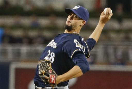 Brewers power past Padres