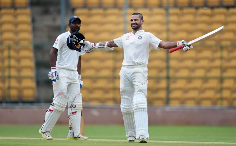 Shikhar Dhawan scored 150 against Bangladesh A