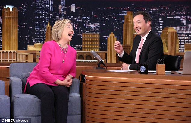 Softer Hillary Clinton appeared on Late Night With Jimmy Fallon on Wednesday and took some time to make fun of Donald Trump