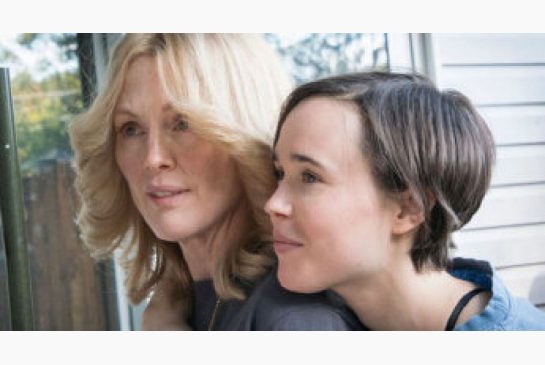 Julianne Moore as Laurel Hester and Canada's Ellen Page as her partner Stacie Andree in Freeheld which will have its world premiere
at TIFF 2015