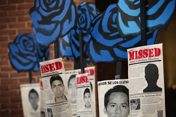 Activists Rally On Behalf Of Missing Mexican Students In Washington