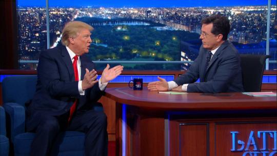 Unstoppable Donald Trump Steamrolled Over Colbert