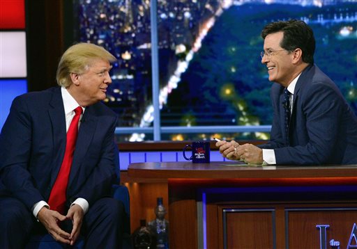 Stephen Colbert gave Donald Trump a pop quiz – and he aced