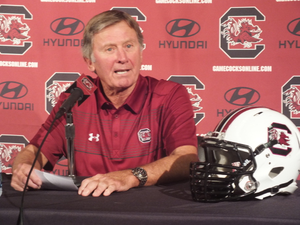 Steve Spurrier said the Gamecocks are a bit of an'unknown team heading into the UNC game Thursday night