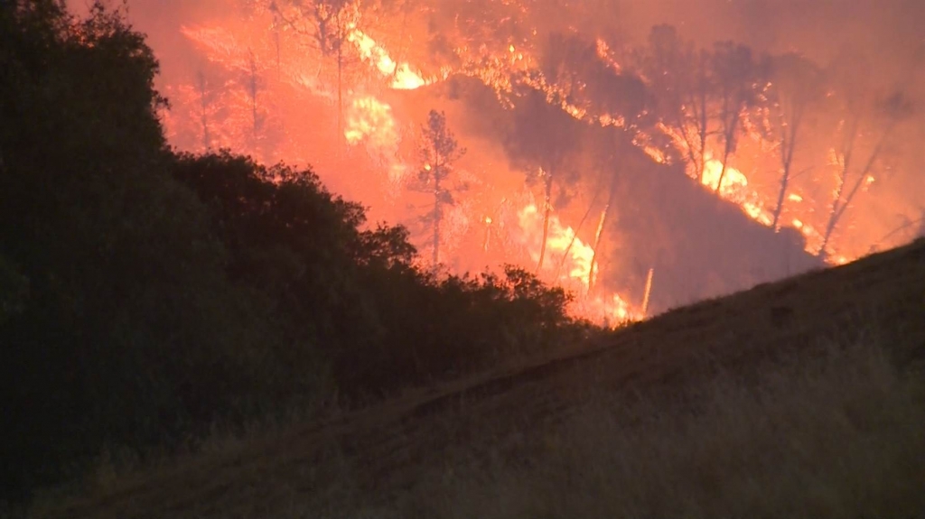 Image The Butte Fire broke out east of the town of Jackson