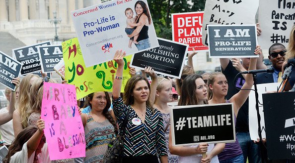 WASHINGTON DC- JULY 28 Republican presidential candidate U.S. Sen. Ted Cruz speaks during a Anti-abortion rally opposing federal funding for Planned Parenthood in front of the U.S. Capitol