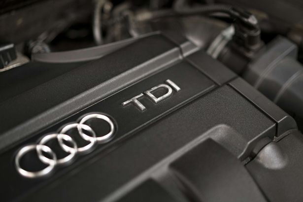 The engine compartment of a 2010 Audi A3 TDI