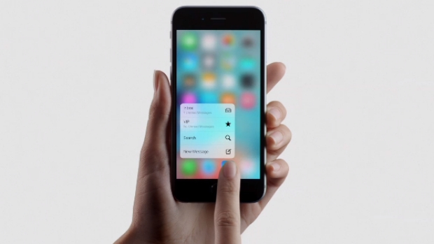 The new iPhone models will feature'3D touch, adding extra shortcuts and functions based on how hard you touch the screen