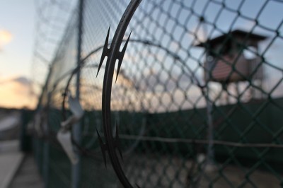 The sun rises over the Guantanamo detention facility