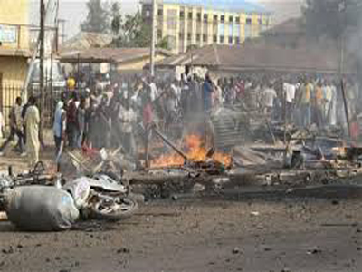 54 killed 95 injured in Maiduguri multiple explosions