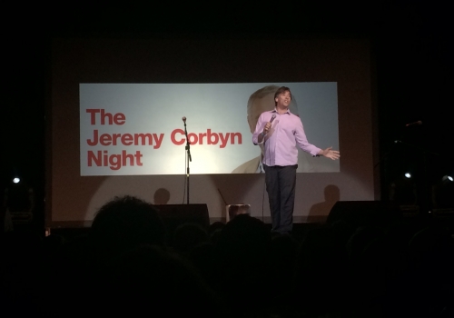 Corbyn supporters pack out Forum in Kentish Town to celebrate Labour leadership