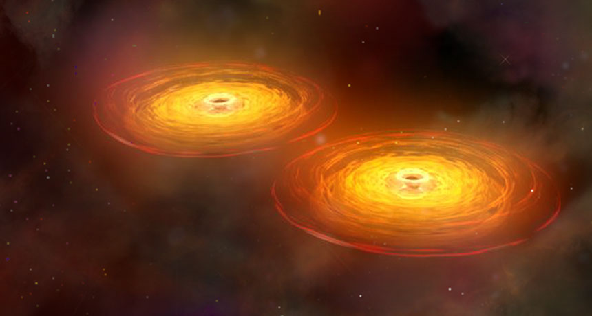 Black hole collision may happen sooner than once thought