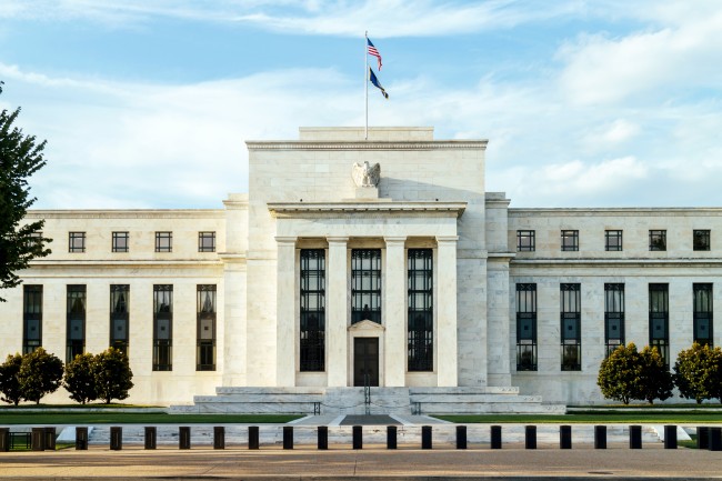 Federal reserve building Washington DC. USA. Financial concept