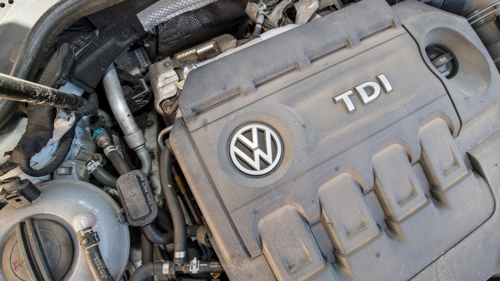 Diesel car engines like this 2012 Volkswagen Golf are among those that include software that circumvents EPA emissions standards for certain air pollutants