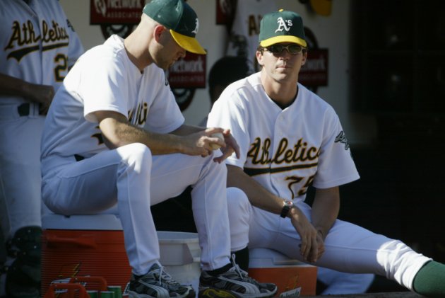 Tim Hudson and Barry Zito circa 2002