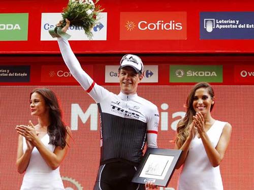 Stuyven wins crash-hit Vuelta stage Van Garderen out