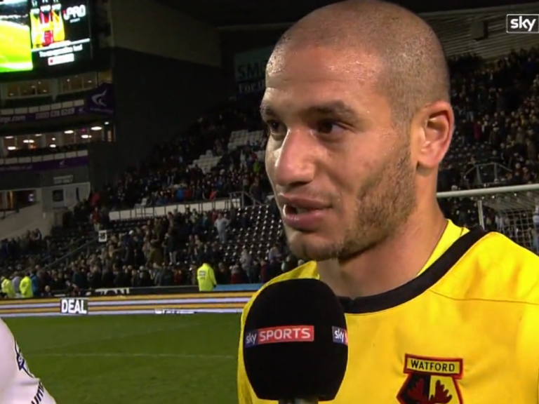 Adlene Guedioura Helped Watford gain promotion back to the top flight