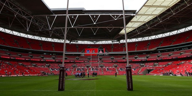 Wembley Stadium will host the All Blacks and Argentina on Monday