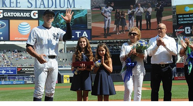 Yankees honor Alex Rodriguez for reaching 3,000 hits