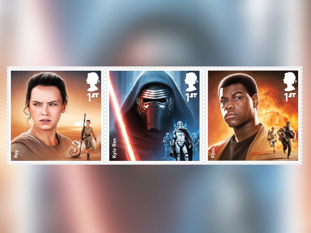 Sept. 12 2015 it will publish a set of 18 Special Stamps to celebrate the Star Wars series of films and mark the release of the forthcoming episode Star Wars The Force Awakens