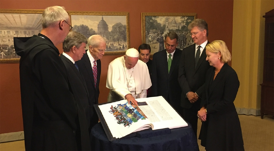 Pope Francis to Gift Rare $8 Million Bible to Congress