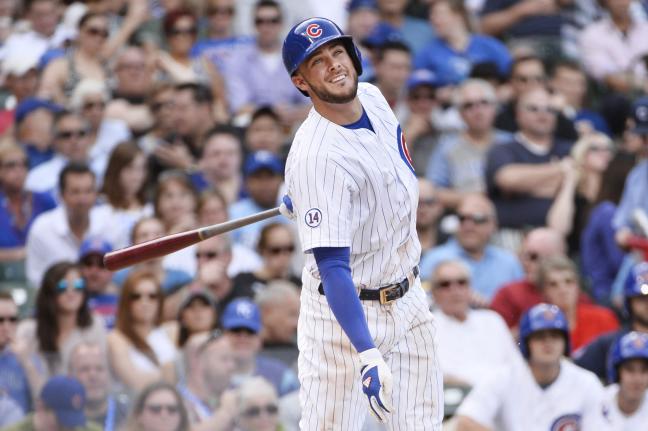 Watch Kris Bryant Tag Wrigley Field's Scoreboard With A Monstrous 495-Foot