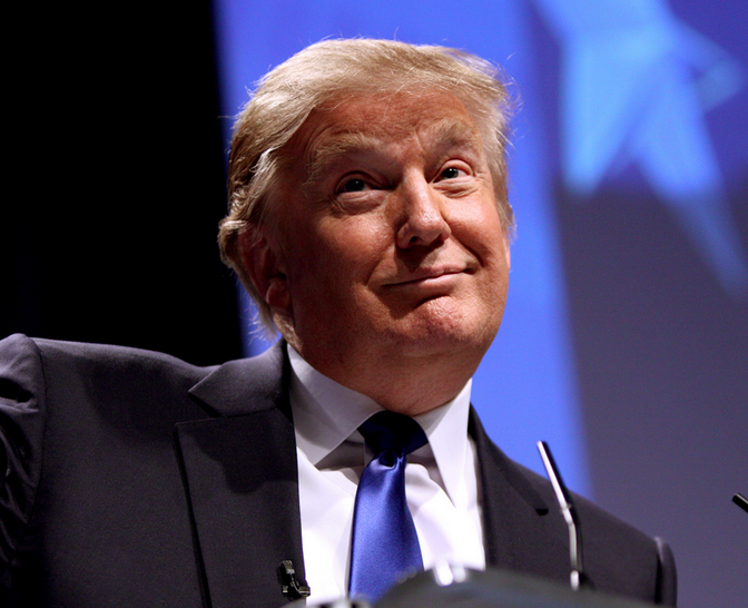 Donald Trump smirk 2011 CPAC