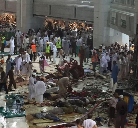 Nigerian pilgrim among 107 killed in Mecca crane tragedy