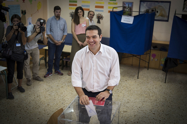 Left-wing Syriza heading to victory in Greek vote