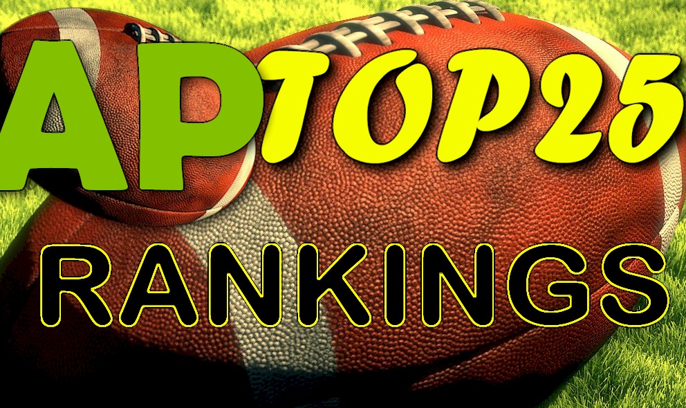 AP Top 25 Poll College Football Rankings Week 6 Shock Today October 4