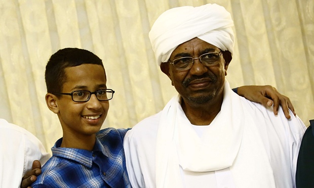 #IStandWithAhmed meets president of Sudan, a wanted war criminal