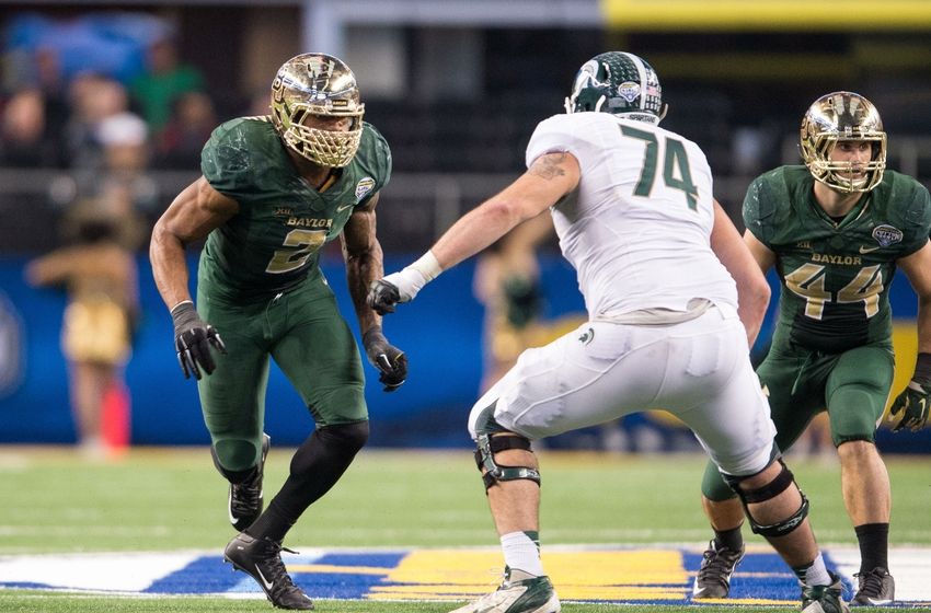 Baylor's Shawn Oakman gets destroyed on monster hit