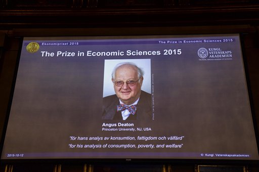 Angus Deaton wins 2015 Nobel Prize for Economics    
                       
        Angus Deaton